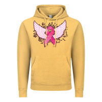 Vintage Mustard Cancer ribbon angel wings Cancer Awareness Vintage Hoodie - HowdyJamesFarm