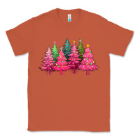 Copper christmas tress with lights Classic Tee - texasbilliewilder