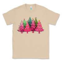 Mushroom christmas tress with lights Classic Tee - texasbilliewilder