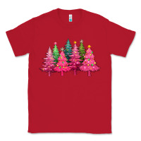 Red christmas tress with lights Classic Tee - texasbilliewilder