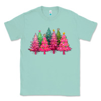 Seafoam christmas tress with lights Classic Tee - texasbilliewilder