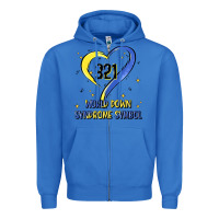 True Royal world down syndrome symbol Zipper Hoodie - Artiststas