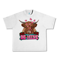 Lunar Rock be mine highland cow Urban Heavy Tee - RanaPortraitStore