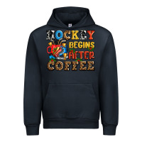Navy hockey begins after coffee ado Urban Hoodie - AdoDesignShop