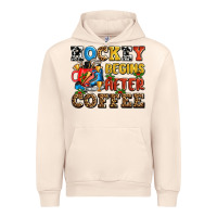 Sandshell hockey begins after coffee ado Urban Hoodie - AdoDesignShop