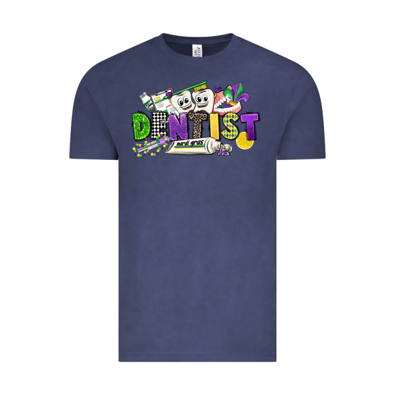 Dentist Mardi Gras Vintage Tee by CowGirlArtShop | Teevron