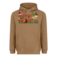 Toasted Coconut merry teacher Heavyweight Hoodie - BarkalooDesign