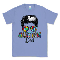 Colony Blue autism dad Classic Tee - CowhideDigitalArt