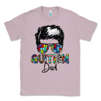Lilac autism dad Classic Tee - CowhideDigitalArt