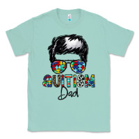 Seafoam autism dad Classic Tee - CowhideDigitalArt