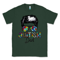 Sports Green autism dad Classic Tee - CowhideDigitalArt