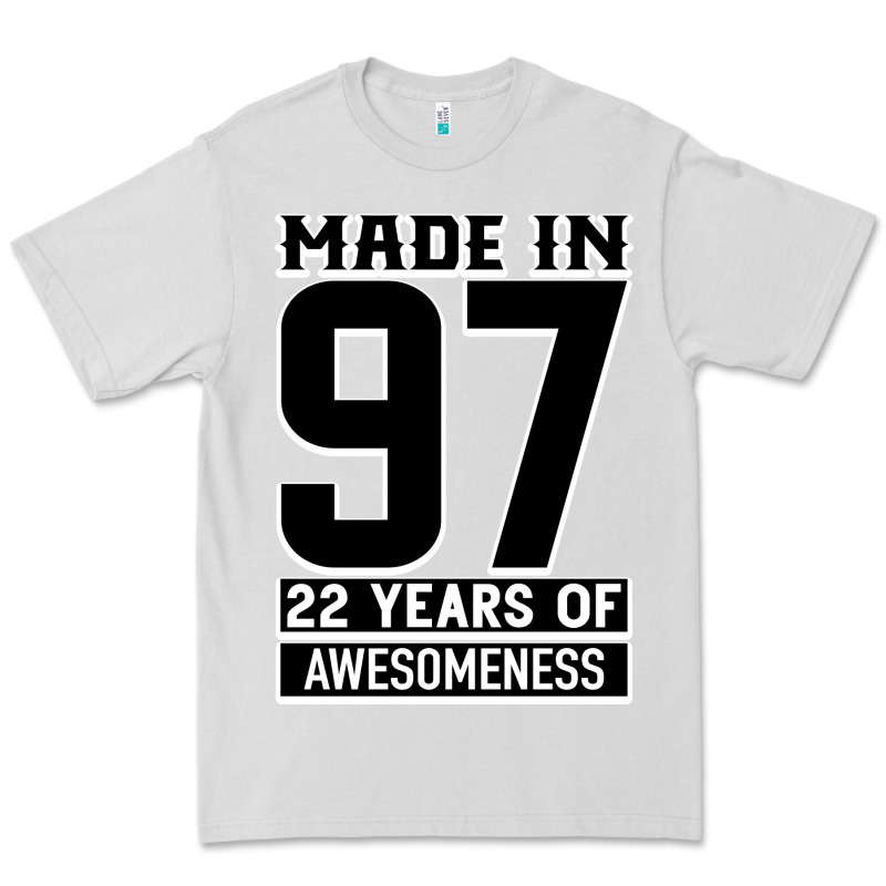 Made In 97 22 Years Of Awesomeness Premium Tee by Bettercallsaul | Teevron