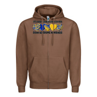 Chestnut its okay to be little extra Zipper Hoodie - Artiststas