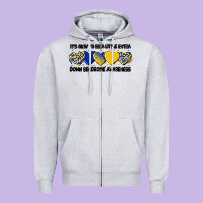 Its Okay To Be Little Extra Zipper Hoodie Designed By Artiststas