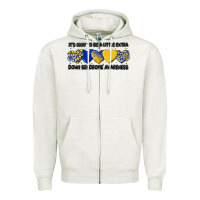 Oatmeal Heather its okay to be little extra Zipper Hoodie - Artiststas
