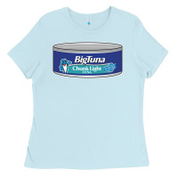 Baby Blue Big Tuna Canned Tuna Ladies Tee - trangStudio