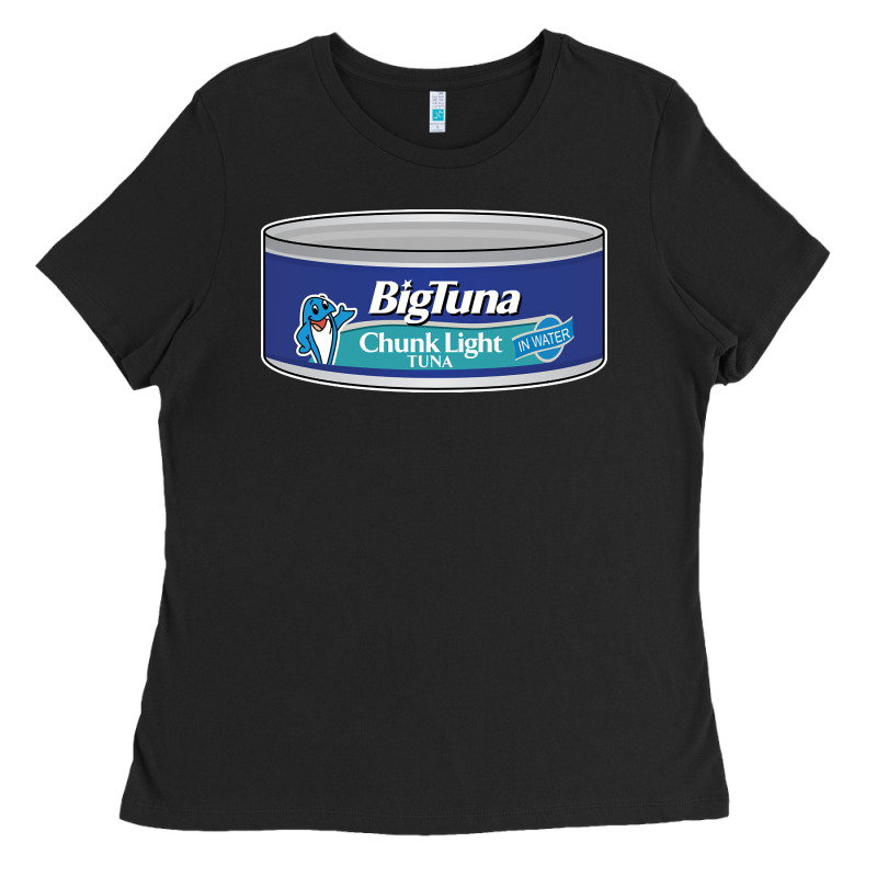 Big Tuna Canned Tuna Ladies Tee by trangStudio | Teevron