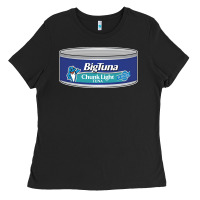 Black Big Tuna Canned Tuna Ladies Tee - trangStudio