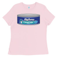 Bubblegum Pink Big Tuna Canned Tuna Ladies Tee - trangStudio