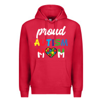 Cardinal Proud Autism Mom Mothers Day Gift Autism Awareness Premium Hoodie - CowhideDigitalArt