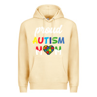 Pina Colada Proud Autism Mom Mothers Day Gift Autism Awareness Premium Hoodie - CowhideDigitalArt