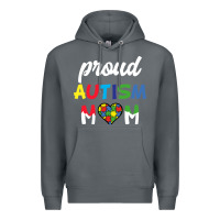 Rock Proud Autism Mom Mothers Day Gift Autism Awareness Premium Hoodie - CowhideDigitalArt