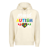 Sandshell Proud Autism Mom Mothers Day Gift Autism Awareness Premium Hoodie - CowhideDigitalArt