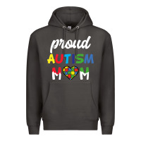 Smoke Proud Autism Mom Mothers Day Gift Autism Awareness Premium Hoodie - CowhideDigitalArt