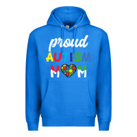True Royal Proud Autism Mom Mothers Day Gift Autism Awareness Premium Hoodie - CowhideDigitalArt