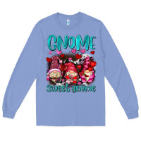 Colony Blue gnome sweet gnomes olivia Long Sleeve Tee - OliviaCreatesArt