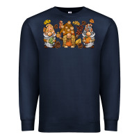 Navy fall gnomies Premium Sweatshirt - BarkalooDesign