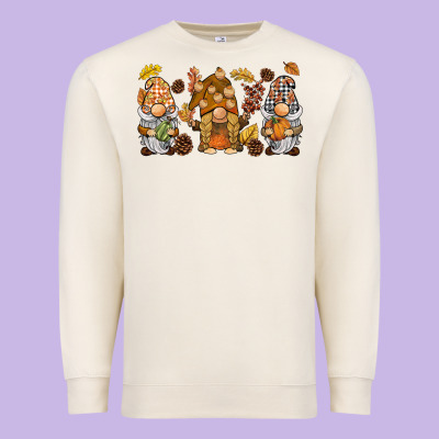 Fall Gnomies Premium Sweatshirt Designed By Barkaloodesign
