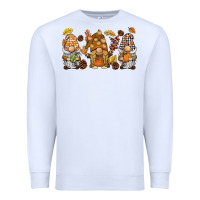 White fall gnomies Premium Sweatshirt - BarkalooDesign