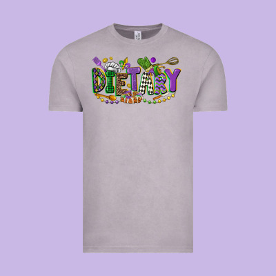 Dietary Mardi Gras Vintage Tee Designed By Cowgirlartshop