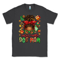 Smoke santas favorite dog mom afro messy bun Classic Tee - texasbilliewilder