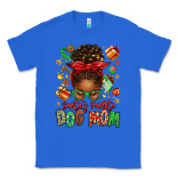 True Royal santas favorite dog mom afro messy bun Classic Tee - texasbilliewilder