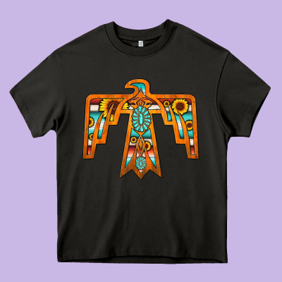 Thunderbird Heavy Core Tee Designed By Jahusdesignshop