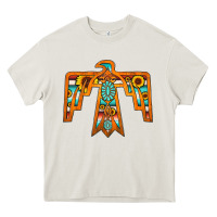 Cream thunderbird Heavy Core Tee - JahusDesignShop