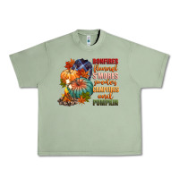 Oil Green bonfires flannels smores campfires and pu Urban Heavy Tee - CowGirlArtShop