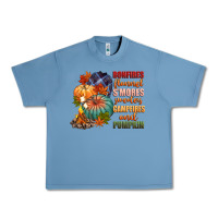 Pebble Blue bonfires flannels smores campfires and pu Urban Heavy Tee - CowGirlArtShop