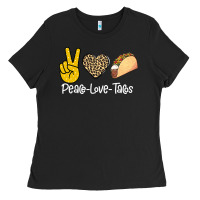 Black Peace Love Tacos Ladies Tee - Bettercallsaul