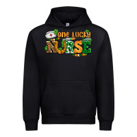 Black one lucky nurse Urban Hoodie - AdoDesignShop