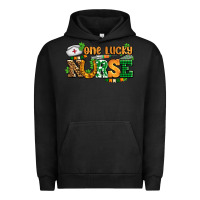 Pigment Black one lucky nurse Urban Hoodie - AdoDesignShop