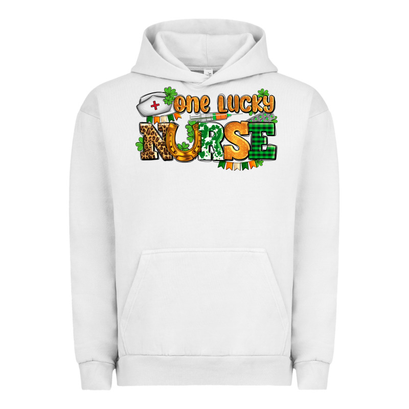One Lucky Nurse Urban Hoodie by AdoDesignShop | Teevron