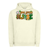 Pigment Pistachio one lucky nurse Urban Hoodie - AdoDesignShop