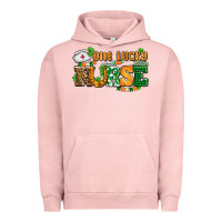Pigment Salmon one lucky nurse Urban Hoodie - AdoDesignShop