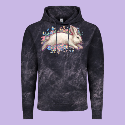 Easter Bunny Leopard Easter Day Vintage Hoodie Designed By Howdyjamesfarm