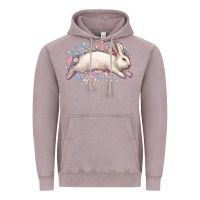 Vintage Zinc Easter Bunny leopard Easter Day Vintage Hoodie - HowdyJamesFarm
