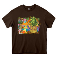 Hello Summer Pineapple Heavy Core Tee | Teevron