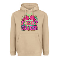 Mushroom fight cancer Heavyweight Hoodie - BarkalooDesign